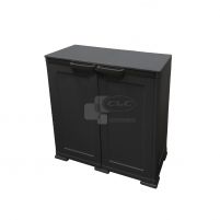 Armoire de rangement double avec portes